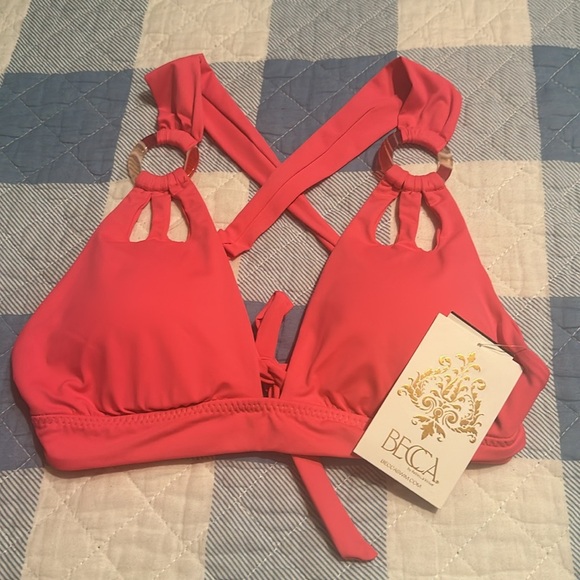 NWT Becca Color Code Grapefruit Banded Ring Top - Picture 5 of 9